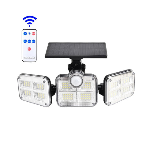 Lámpara Solar Triple: Energía Natural para tu Hogar